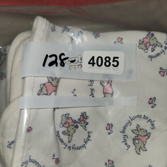 Baby BGosh Baby Blanket 100% Cotton Bunny Print One Size 4085 - Picture 8 of 8